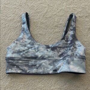 Lululemon Athletica Blue Tie-Dye Sports Bra